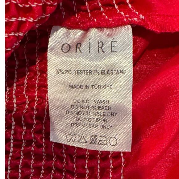 ORIRE Nama Smocked Ruffle Strapless Maxi Dress Size US/2 - Picture 4 of 8